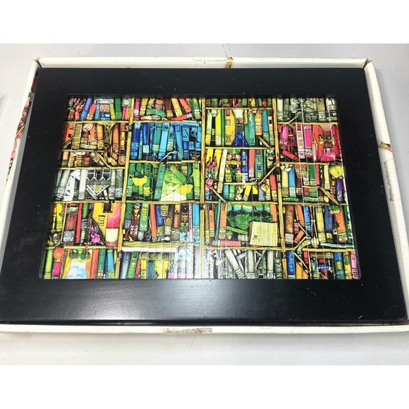 Ceaco/Brainswright Other - Puzzle STIX Double Sided Wooden Puzzle NYC Times Square Las Vegas Strip w/ Frame